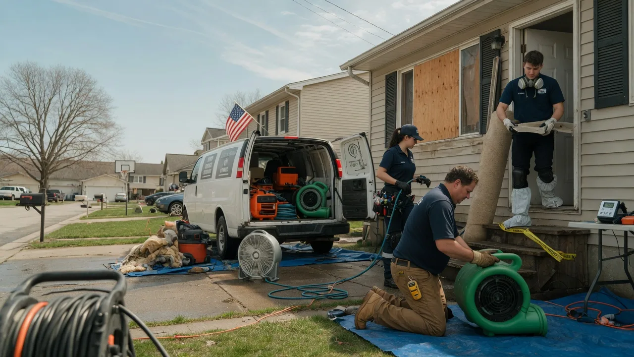 Water Damage Restoration in Pipersville, PA near me